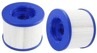 Zwembadfilters dubbelpak filterpatroon PET/vliesstof 104x82 mm
