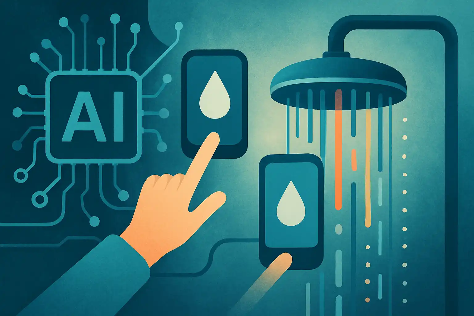 Regenstralen op maat: zo personaliseer je je douche met AI en sensortechnologie