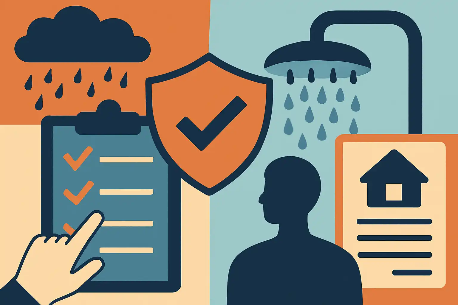 Wat je verzekeraar wil weten over je regendouche: voorkom dat je schadeclaim wordt afgewezen