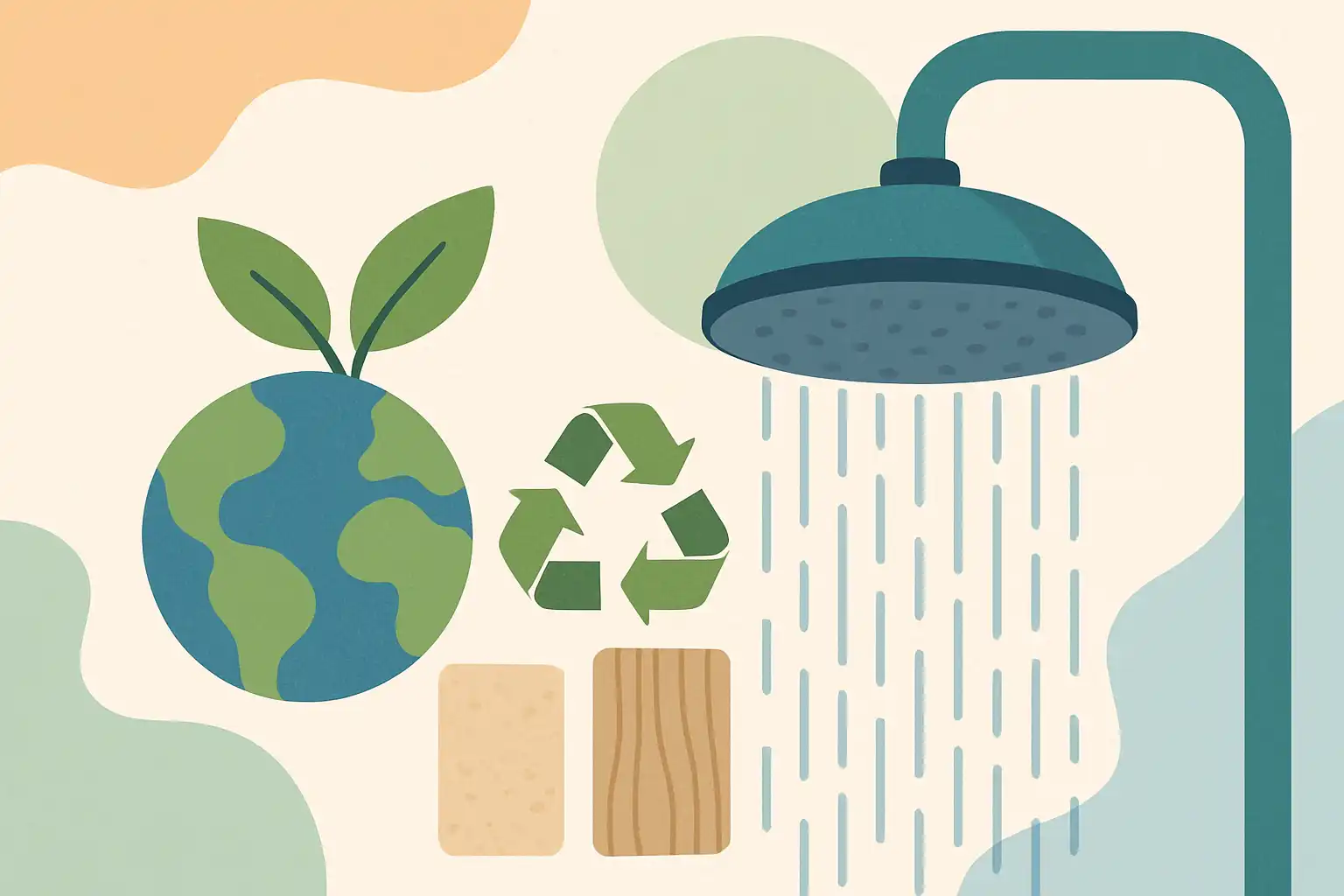 Zero plastic onder de straal: duurzame materiaalkeuzes voor je nieuwe regendouche