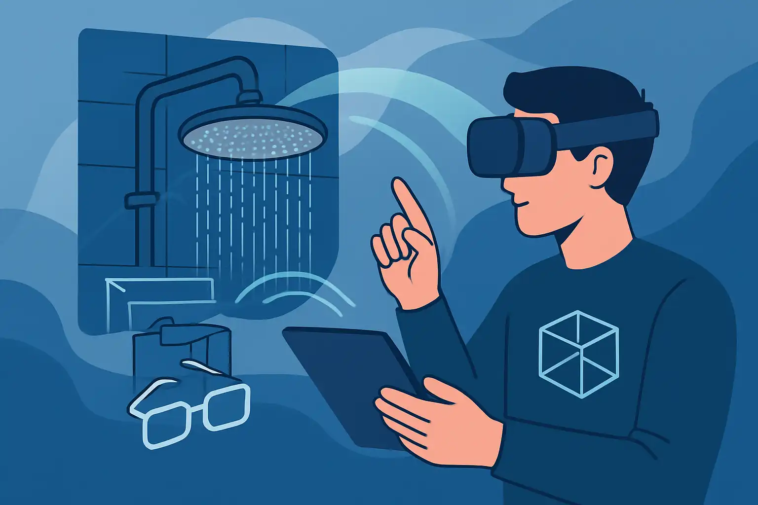 Zo gebruik je ar- en vr-tools om je ideale regendouche te visualiseren