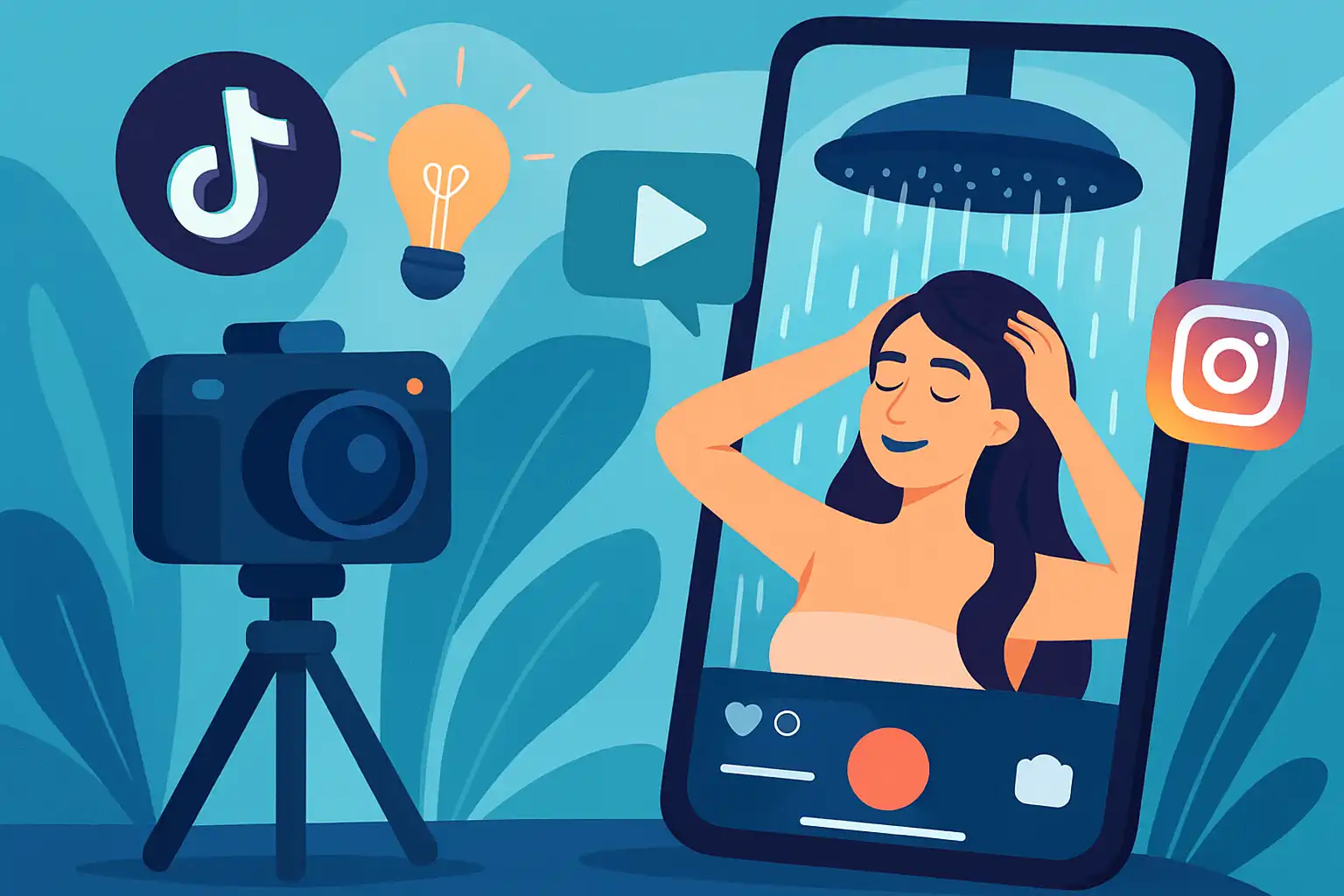 Zo maak je virale regendouche-video's: contentideeën en opnametips voor Instagram en TikTok