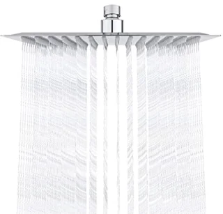 Vierkante RVS Regendouchekop 25cm - Luxe Chroom Afwerking