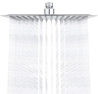 Vierkante RVS Regendouchekop 25cm - Luxe Chroom Afwerking