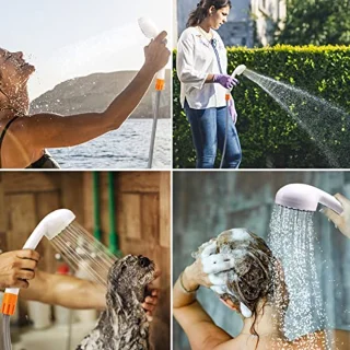 Ergonomische Handdouche met Hoge Waterdruk en Grote Waterafgifte