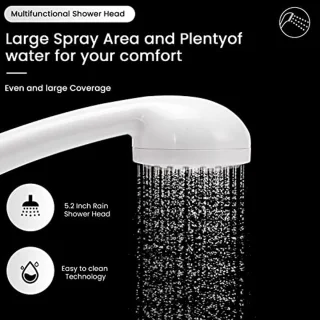 Ergonomische Handdouche met Hoge Waterdruk en Grote Waterafgifte