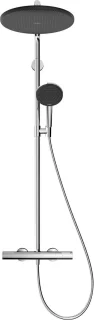hansgrohe Raindance Alive S Puro - Showerpipe - Ecostat thermostaat - 300mm maat - 1 straalfunctie - Chroom