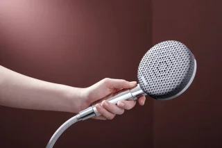 hansgrohe Raindance Alive S Puro - Showerpipe - Ecostat thermostaat - 300mm maat - 1 straalfunctie - Chroom