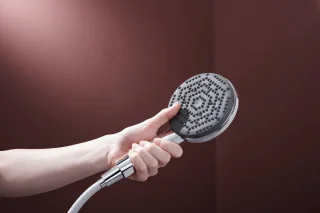 hansgrohe Raindance Alive S Puro - Showerpipe - Ecostat thermostaat - 300mm maat - 1 straalfunctie - Chroom