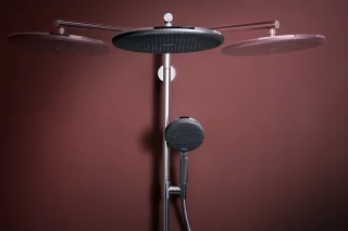 hansgrohe Raindance Alive S Puro - Showerpipe - Ecostat thermostaat - 300mm maat - 1 straalfunctie - Chroom