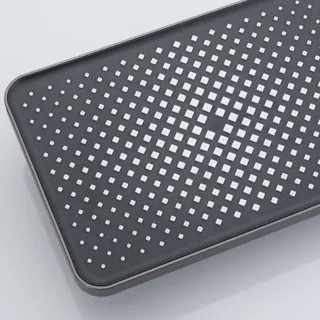 Luxe Regendouchekop 13 Inch - Zelfreinigend en Mat Zwart