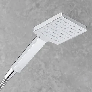Vierkante Deluge Hoofddouche 110 mm Chroom voor een Modern Badkamer