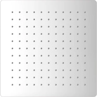 Regendouche van roestvrij staal - Rechthoekig - Grote douchekop - 300 cm - Chroom zilver - Grande 12 inch - Grifema G831 rain shower head