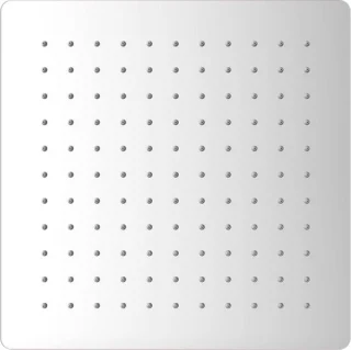 Regendouche van roestvrij staal - Rechthoekig - Grote douchekop - 300 cm - Chroom zilver - Grande 12 inch - Grifema G831 rain shower head