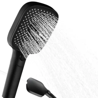 Waterbesparende Douchekop met 3 + 1 Straalsoorten voor Luxe Douche-ervaring
