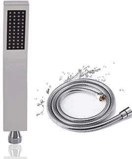 Hogedruk douchekop met slang 1,5 m - Waterbesparende regendouche voor een comfortabele douche-ervaring