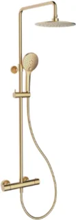 Lavigo Sky 1.0 showerset safetouch hoogte verstelb mat goud PVD