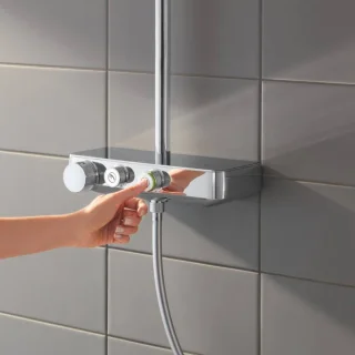 GROHE Euphoria Smartcontrol 260 Regendouche - Ã¸ 26 cm - met verstelbare wandbevestiging - chroom - 26509000