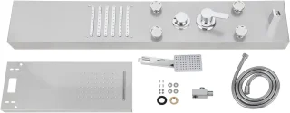 5-in-1 Douchesysteem met LED-verlichting en Multifunctionele Douchefuncties