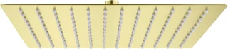 ALONI vierkante rainshower – 30x30 cm – geborsteld goud