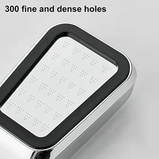 Waterbesparende douchekop met hoge druk voor een comfortabele douche-ervaring