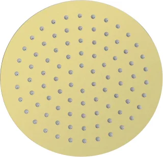 ALONI ronde rainshower – Ø30 cm – geborsteld goud