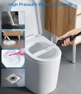 RFWR® Waterbesparende Douchekop met 6 Straalsoorten en 1,5 m Slang