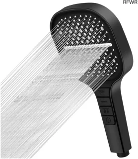 RFWR® Waterbesparende Douchekop met 7 Instellingen, Handdouche voor Comfortabele Douche-Ervaringen