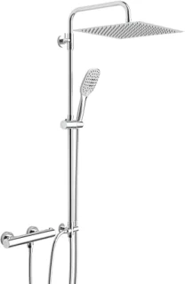 Thermostatisch Douchesysteem met Handdouche en Hoofddouche 30x30cm