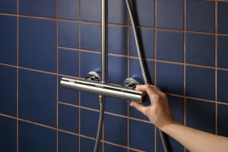 hansgrohe Activera S - Showerpipe - EcoSmart+ waterbesparend - Ecostat thermostaat - 240mm maat - 1 straalfunctie - Chroom