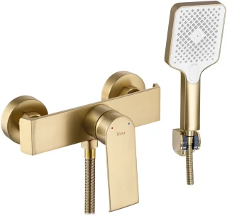 Rea My2061-8Gg Hass Regendouche Geborsteld Goud 14 Cm