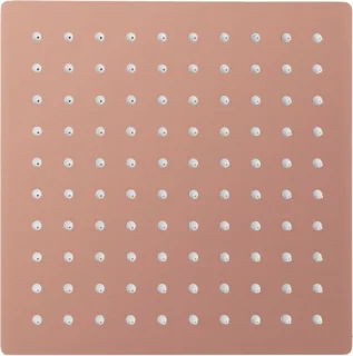 ALONI vierkante rainshower – 30x30 cm – geborsteld koper