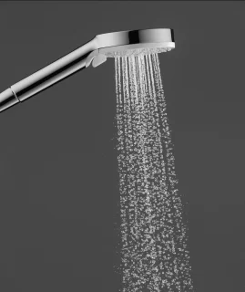 Hansgrohe Ecostat 1001cl thermostaat met stang 90cmm crometta vario handdouche wit chroom