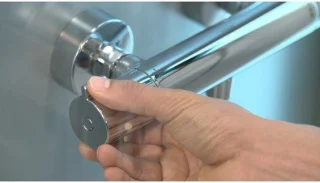 Hansgrohe Ecostat 1001cl thermostaat met stang 90cmm crometta vario handdouche wit chroom
