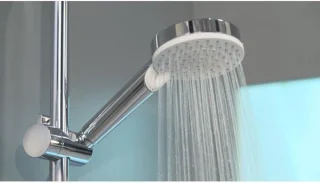 Hansgrohe Ecostat 1001cl thermostaat met stang 90cmm crometta vario handdouche wit chroom
