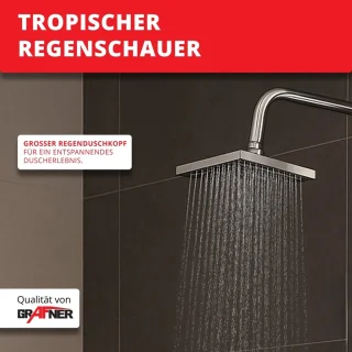 douchegarnituur regendouche doucheset douchekop zonder kraan