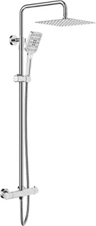 Thermostatisch Douchesysteem met Regendouche en Handdouche – Complete Set 25 x 25 cm