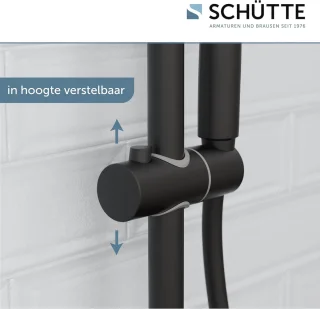 Regendouche douchesysteem met legplank en handdouche zonder kraan - Chroom 20x20