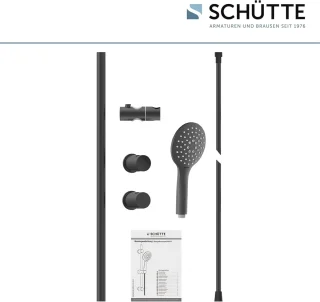 Regendouche douchesysteem met legplank en handdouche zonder kraan - Chroom 20x20