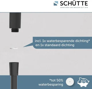 Regendouche douchesysteem met legplank en handdouche zonder kraan - Chroom 20x20