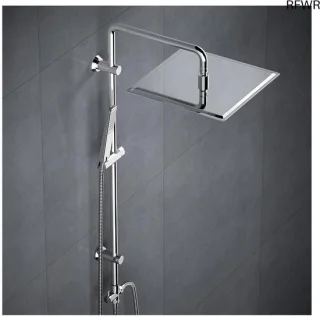 RFWR® Regendouche Douchesysteem met Handdouche en Douchekop 30x30cm - Roestvrij Stalen Douchekolom voor Badkamer