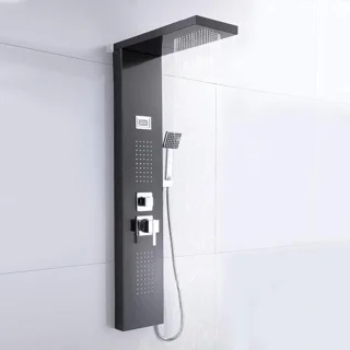 Moderne Regen Douche met LCD-Display en Drie Wateruitlaten