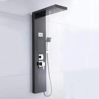 Moderne Regen Douche met LCD-Display en Drie Wateruitlaten