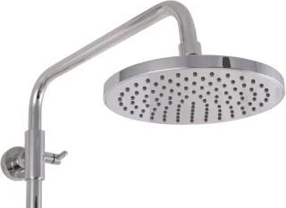 Douchesysteem met Regendouche en Handdouche, Hoogte Verstelbaar, Antikalk, Chroom