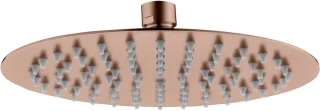 ALONI ronde rainshower – Ø30 cm – geborsteld koper