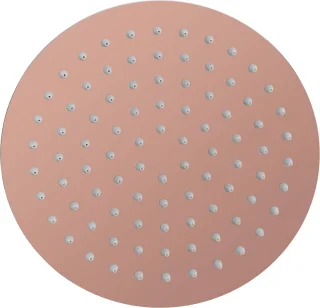 ALONI ronde rainshower – Ø30 cm – geborsteld koper