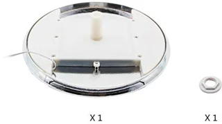 Waterbesparende handdouche met LED verlichting - Douchekop 25 cm rond voor plafondmontage