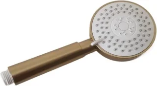 1 Gram Regendouche set met handdouche - Geborsteld Goud