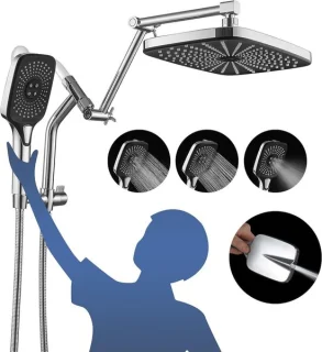 12 inch regendoucheset met handdouche