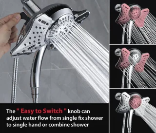 2-in-1 Douchekop en Handdouche